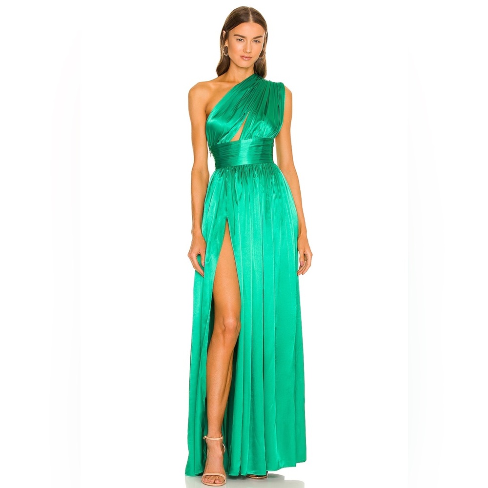 Bronx and Banco Camilla Gown in Emerald green. Size XS + waist taken in a little